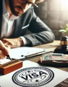 A-man-processing-visa