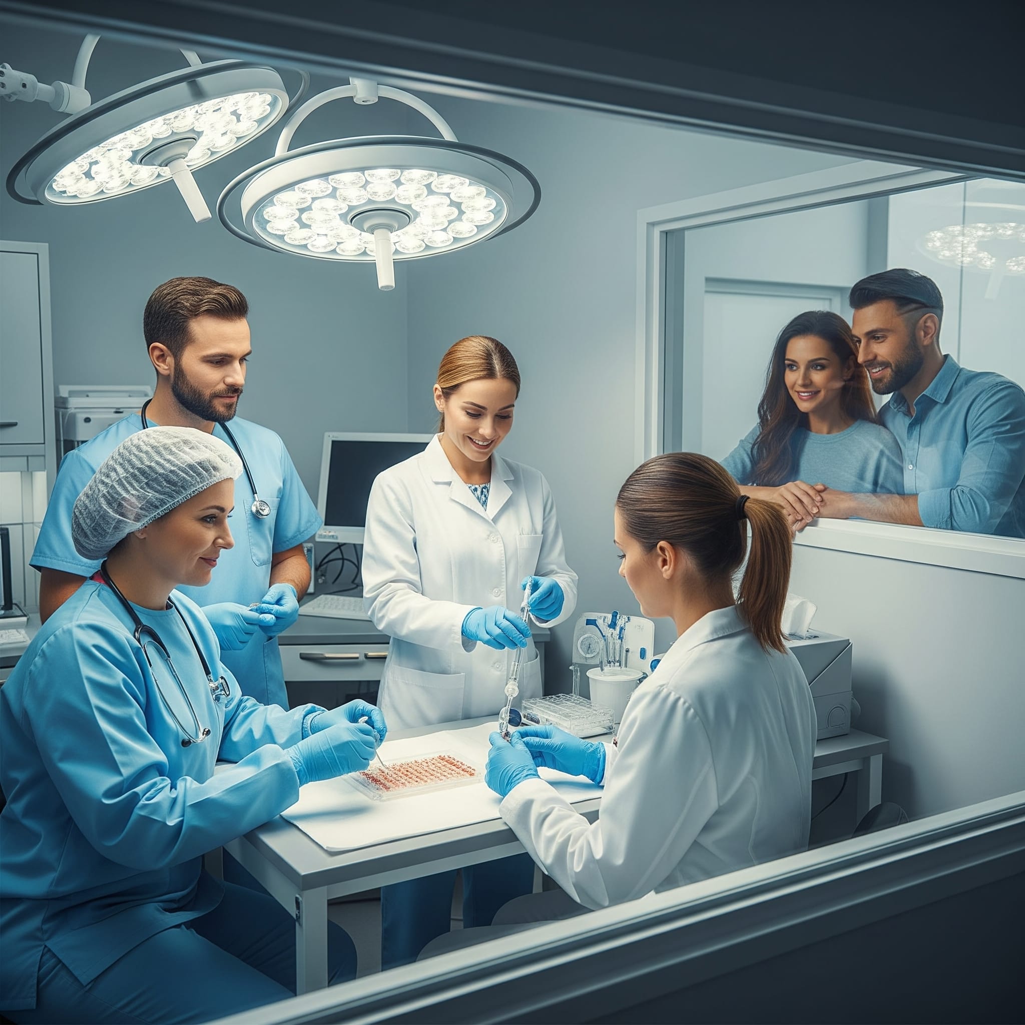 Doctors-Treating-of-infertility